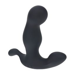 Levelz by shots Verwarmende en Vibrerende Silicone Prostaat Stimulator - Zwart (8714273067654)