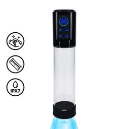 Pumped by shots MegaLift - Automatische Waterdichte Penis Pomp - Zwart (8714273059529)