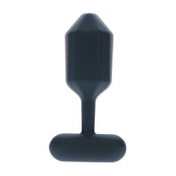 Levelz by shots Hexagonale Vibrerende Siliconen Anale Plug - M - Zwart (8714273067494)