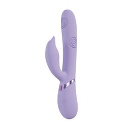 Vive by shots Pallina - G-Spot Vibrerende en Tikken Parels Clitorale Stimulator - Lavendel (8714273059093)