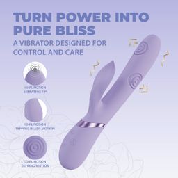Vive by shots Pallina - G-Spot Vibrerende en Tikken Parels Clitorale Stimulator - Lavendel (8714273059093)