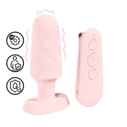 Loveline by shots Velvet - Afstandsbediening Vibrerende Plug - Roze (8714273058607)