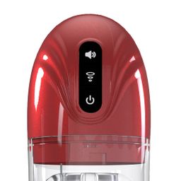 Pumped by shots SonicPull - Suction and Vibration Masturbator Pump - Multimedia Enhanced - Metallic Red (8714273061430)