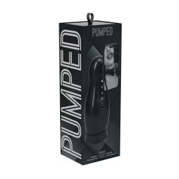 Pumped by shots Virtuo - Suction and Vibration Masturbator Pump with Phone Attachment - Gun Metal (8714273061393)