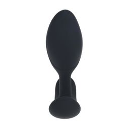 Levelz by shots Afstandsbediening Vibrerende Vloeibare Siliconen Anale Plug - Zwart (8714273067937)