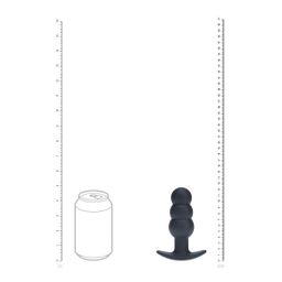 Levelz by shots Tri Bulb Vibrerende Siliconen Anale Plug - Zwart (8714273067555)