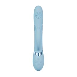 Vive by shots Pallina - G-Spot Vibrerende en Tikken Kralen Clitorisstimulator - Blauw (8714273059086)
