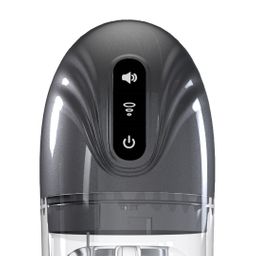 Pumped by shots SonicPull - Suction and Vibration Masturbator Pump - Multimedia Enhanced - Gun Metal (8714273061416)