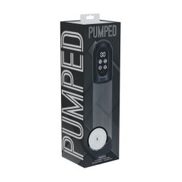 Pumped by shots Engage - Automatische Waterdichte Penis Pomp en Masturbator - Gun Metal (8714273059505)