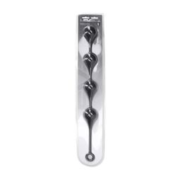 Levelz by shots Siliconen Waterdruppel Anale Ballen - XXL - 60mm - Zwart (8714273069894)