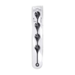 Levelz by shots Siliconen Waterdruppel Anale Ballen - XXL - 60mm - Zwart (8714273069894)