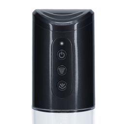 Pumped by shots HyperPump - Oplaadbare Penis Pomp - Gun Metal (8714273059482)