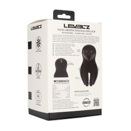 Levelz by shots Digitale Vibrerende Silicone Penis Hoofd Stimulator met Tentakels - Zwart (8714273067593)