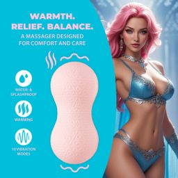 Loveline by shots Vibrerende en verwarmende massager - Roze (8714273026453)
