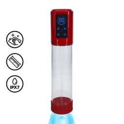 Pumped by shots MegaLift - Automatische Waterdichte Penis Pomp - Metallic Rood (8714273059536)