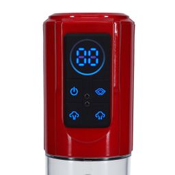 Pumped by shots MegaLift - Automatische Waterdichte Penis Pomp - Metallic Rood (8714273059536)