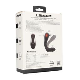 Levelz by shots Vibrerende Verwarmende Buigbare Tapping Silicone Prostaat Stimulator - Zwart (8714273067630)