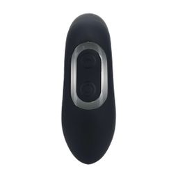 Levelz by shots Vibrerende Verwarmende Buigbare Tapping Silicone Prostaat Stimulator - Zwart (8714273067630)