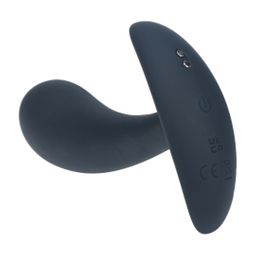 Levelz by shots Vibrerende Siliconen Prostaat Stimulator Anale Plug - S - Zwart (8714273067432)