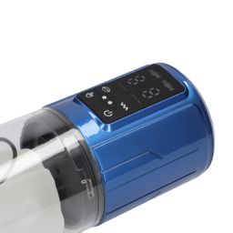 Pumped by shots UltraLift - Automatische Waterdichte Masturbator Pomp - Metallic Blauw (8714273059598)