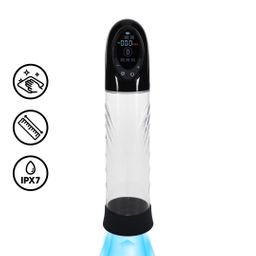 Pumped by shots CyberPulse - Automatische Waterdichte Penis Pomp - Zwart (8714273059543)