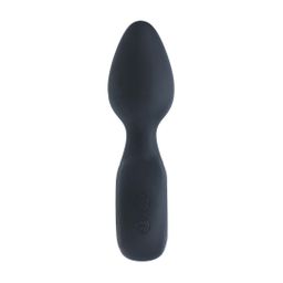 Levelz by shots Vibrerende Siliconen Anale Plug met Lus - Zwart (8714273067333)
