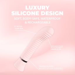 Loveline by shots Divine - Geribbelde G-spot Vibe - Roze (8714273058461)