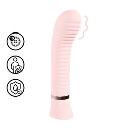 Loveline by shots Divine - Geribbelde G-spot Vibe - Roze (8714273058461)