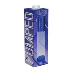 Pumped by shots HyperPump - Oplaadbare Penis Pomp - Metallic Blauw (8714273059499)