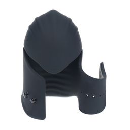 Levelz by shots Verstelbare Vibrerende Siliconen Penis Hoofd Stimulator - Zwart (8714273067579)