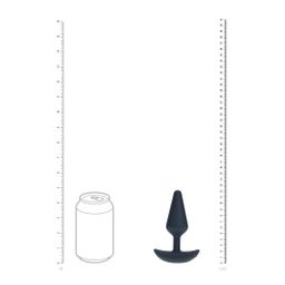 Levelz by shots Classic Vibrerende Silicone Anale Plug - M - Zwart (8714273067418)