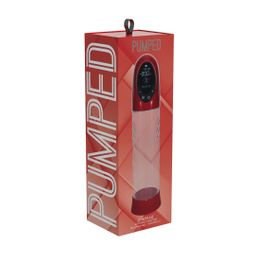 Pumped by shots CyberPulse - Automatische Waterdichte Penis Pomp - Metallic Rood (8714273059550)