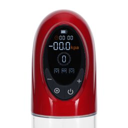 Pumped by shots CyberPulse - Automatische Waterdichte Penis Pomp - Metallic Rood (8714273059550)
