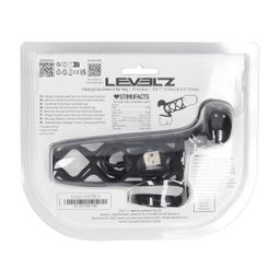Levelz by shots Vibrerende Kooi Silicone Penis Huls en Balring - Zwart (8714273067296)