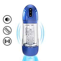 Pumped by shots SonicPull - Zuig- en Trillingsmasturbator Pomp - Multimedia Verbeterd - Metallic Blauw (8714273061423)