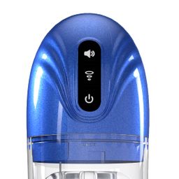 Pumped by shots SonicPull - Zuig- en Trillingsmasturbator Pomp - Multimedia Verbeterd - Metallic Blauw (8714273061423)
