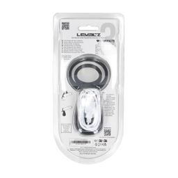 Levelz by shots Vibrerende Cock- en Ballring met Pootstimulator - Zwart (8714273067272)