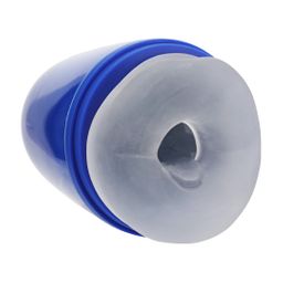 Pumped by shots Pulsar - Negative Pressure Suction and Vibration Masturbator Pump - Metallic Blue (8714273061478)