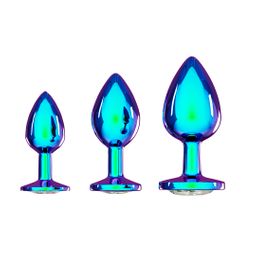 Ouch! by shots Venice Collectie - Metaal Anale Plug Set - Iriserend (8714273061775)