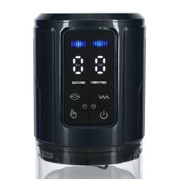 Pumped by shots UltraLift - Automatische Waterdichte Masturbator Pomp - Gun Metal (8714273059581)
