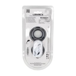 Levelz by shots Vibrerende Cock- en Ballring met Vleugelstimulator - Zwart (8714273067258)