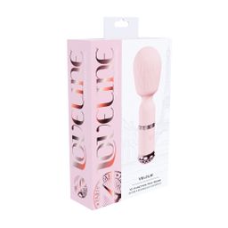 Loveline by shots Velours - Mini-Wand - Roze (8714273058683)