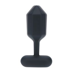 Levelz by shots Hexagonale Vibrerende Siliconen Anale Plug - L - Zwart (8714273067517)