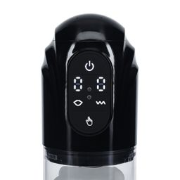 Pumped by shots TechnoThrust - Automatische Waterdichte Masturbator Pomp - Zwart (8714273059567)