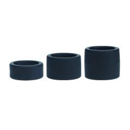 Levelz by shots Vloeibare Siliconen Balriem Set van 3 - S/M/L - Zwart (8714273062222)