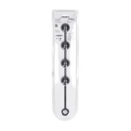 Levelz by shots Ronde Siliconen Anale Ballen - L - 40mm - Zwart (8714273068378)