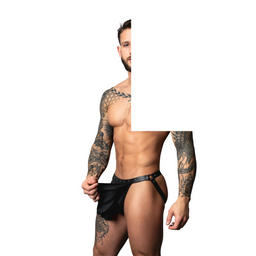 Male power Spartacus - Rok Jock - L/XL - Zwart (845830094573)