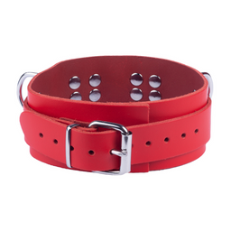 Red leather Ultra Leather Halsketting - Rood (3662811296910)