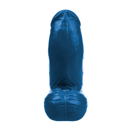 Fuck  fist Thor L - Realistische Gebogen Dildo met Ballen - 7.1 / 18 cm - Blauw (3662811914678)