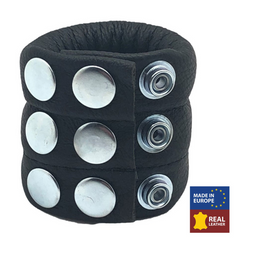 Red leather Verstelbare Leren Ballstretcher 190 gr - Zwart (3701019810853)